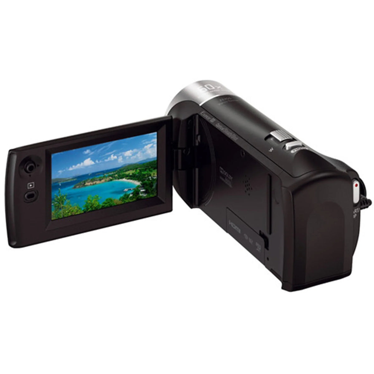 HDR-CX405 HD Handycam Camcorder Video Recording with 32GB Micro SD Memory Card + Case + Tripod + ZeeTech Accessory Bundle