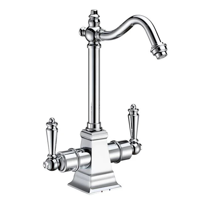 Whitehaus Collection Point of Use Instant Hot & Cold Fluid Drinking Faucet - Polished Chrome