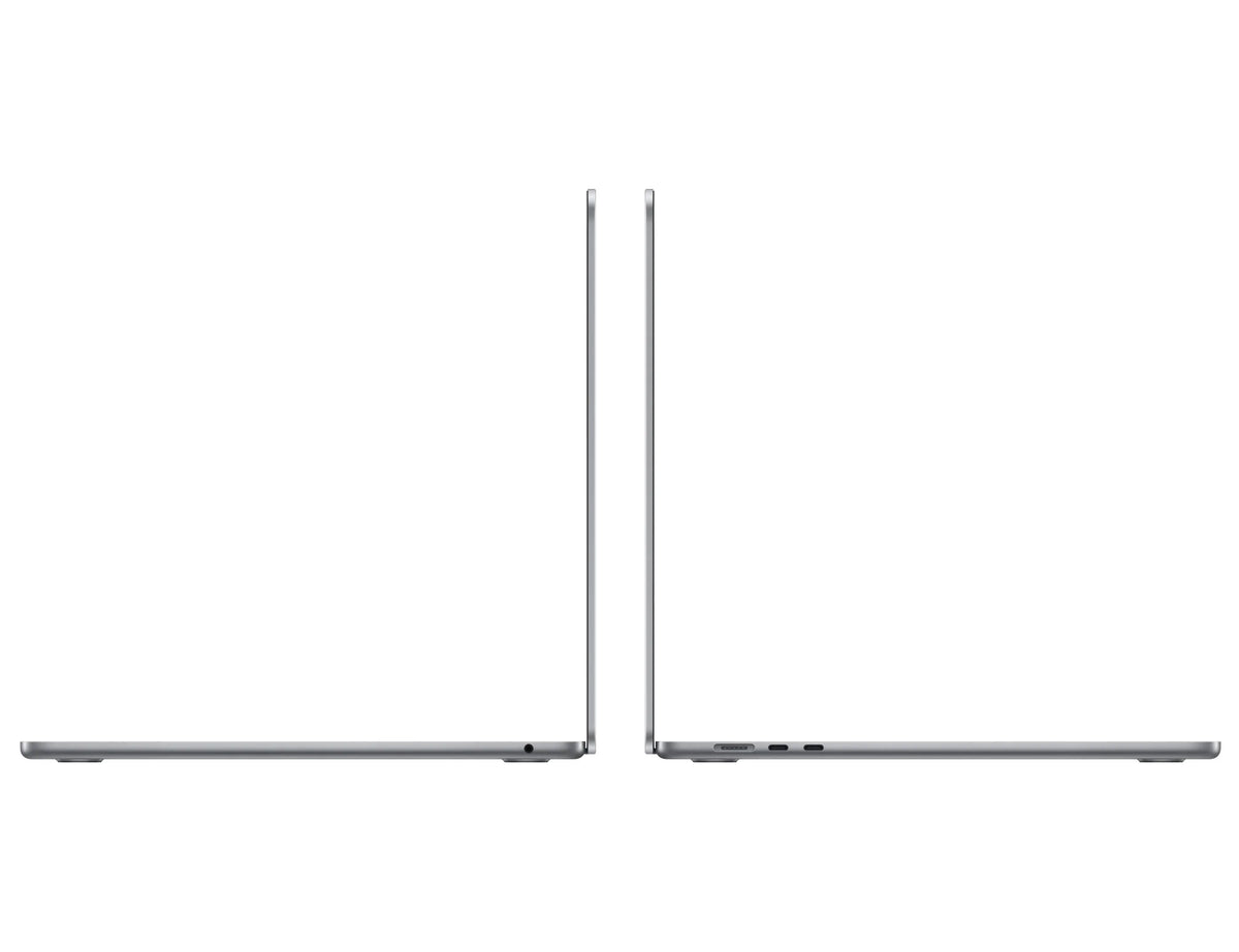 Pre-Owned 15-Inch MacBook Air Portable computer M2 Chip with 8-core CPU and 10-core GPU, 8GB RAM, 256GB SSD - Space Gray (Open Box)