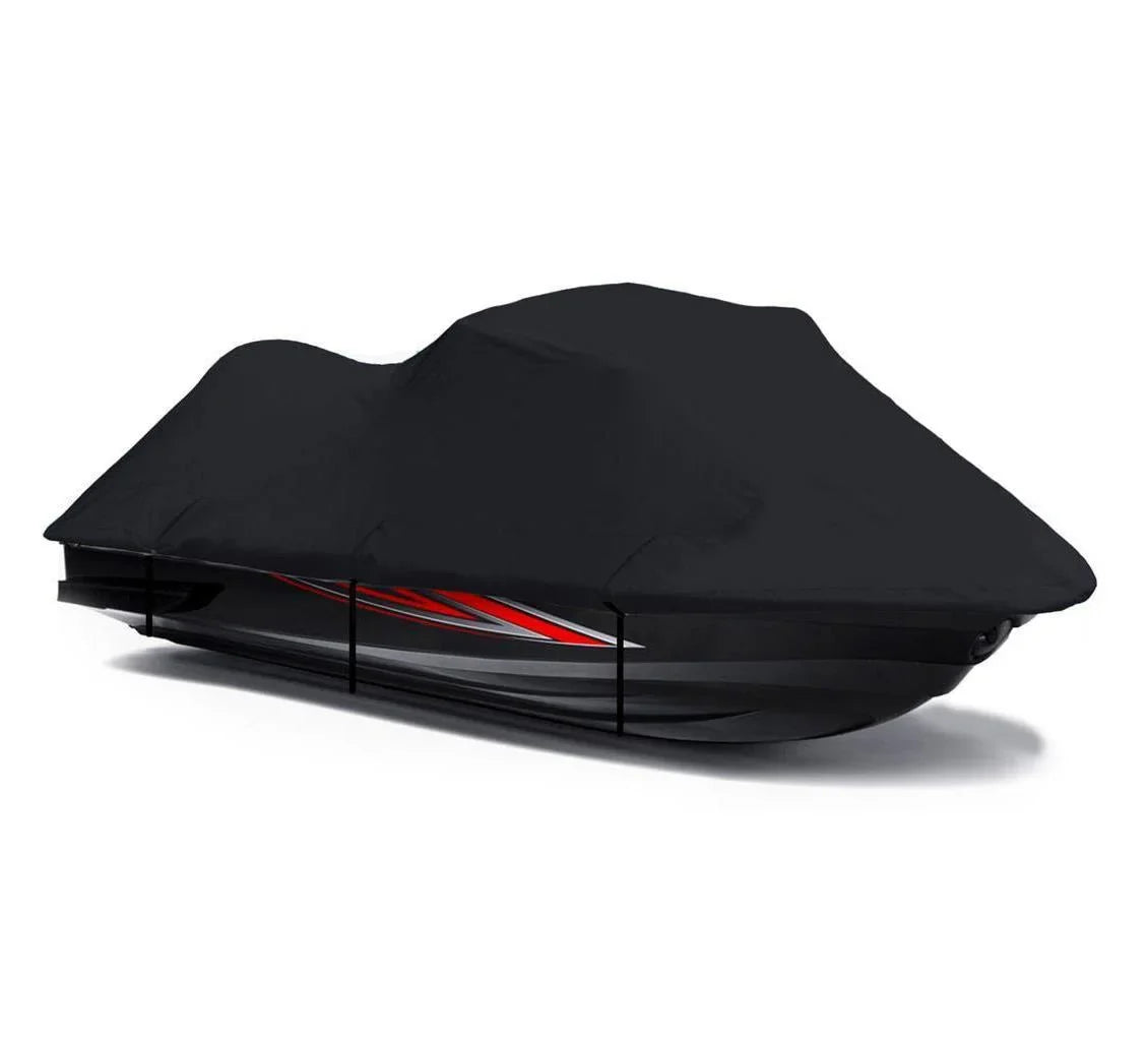 BLACK 600 DENIER JetSki Cover Compatible for Sea Doo Sea-Doo RXT 2005 2006 2007 2008 Jet Ski Cover
