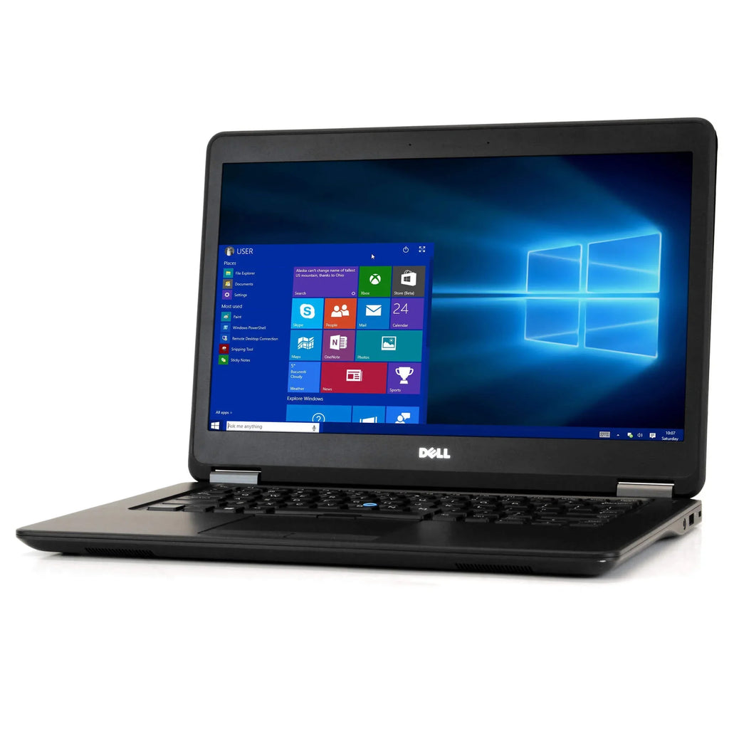 Latitude E7450 Notebook Computer, 2.90 GHz i5 Dual Core Gen 5, 4GB DDR3 RAM, 120GB Solid State Drive (SSD) SSD Hard Drive, Windows 10 Professional 64Bit, 14" Monitor Pre-owned