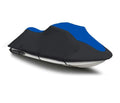 BLACK / BLUE HEAVY-DUTY, PWC 600D JET SKI Cover Compatible for Polaris Virage i 2002 2003 2004